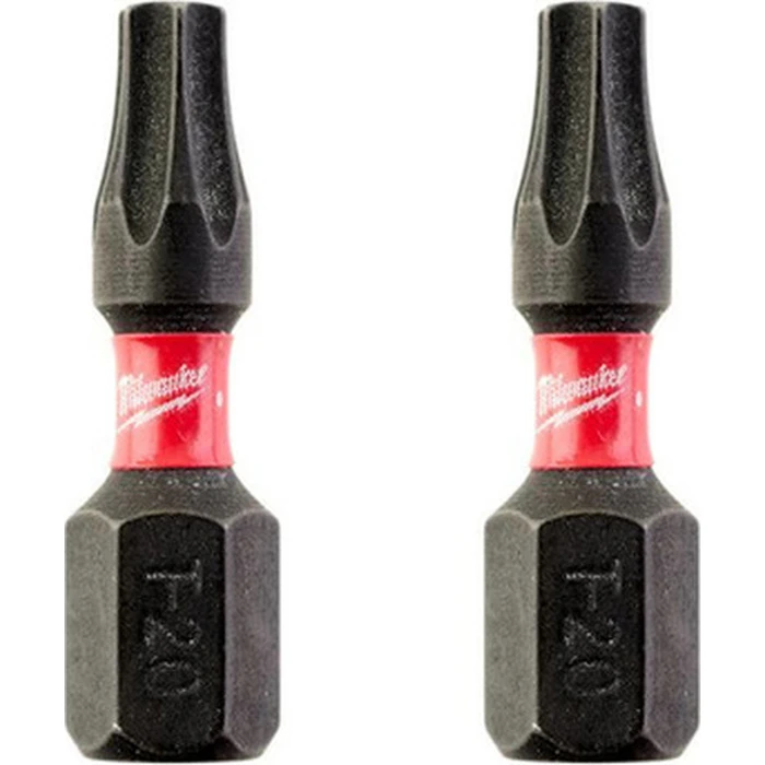 Milwaukee Σετ 2 Μύτες Κατσαβιδιού Torx Shockwave (4932430879)