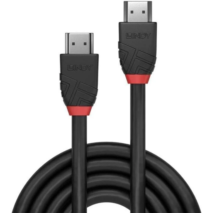 Καλώδιο HDMI Lindy 7.5m (4K@60Hz) LSZH - HDMI αρσενικό σε HDMI αρσενικό, Μαύρο (36506)