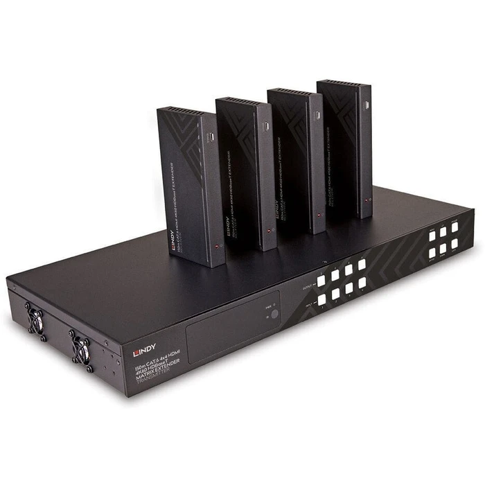 Lindy 150m Cat.6 4x4 HDMI 4K60 HDBaseT Matrix Extender