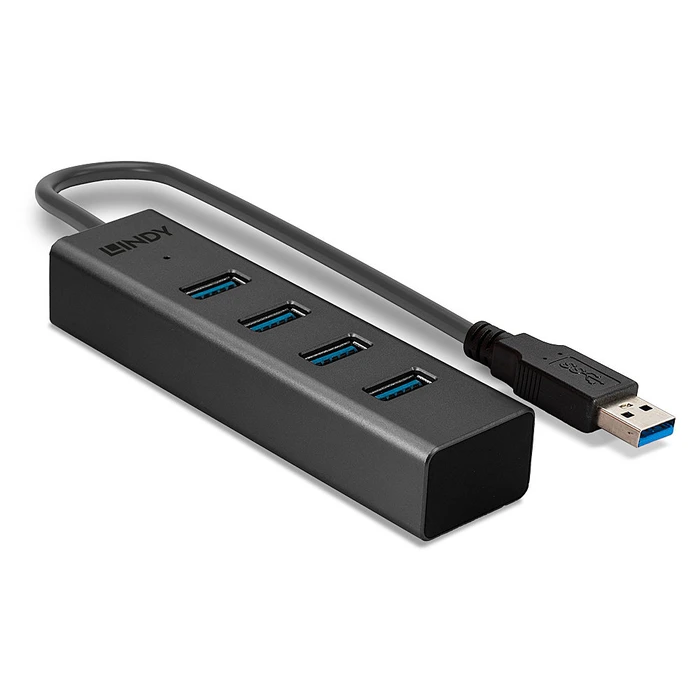Lindy 4-Port USB 3.2 USB-A Hub (Model 43324)