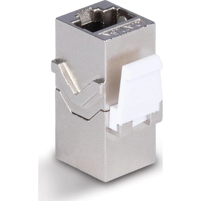 Lindy Single RJ45 Keystone Module Cat6a Silver (60188)