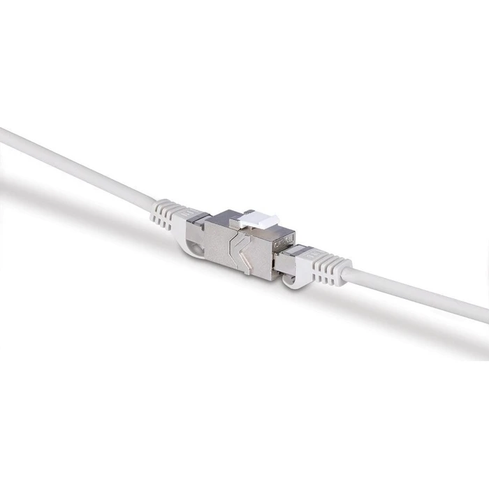 Lindy Single RJ45 Keystone Module Cat6a Silver (60188)