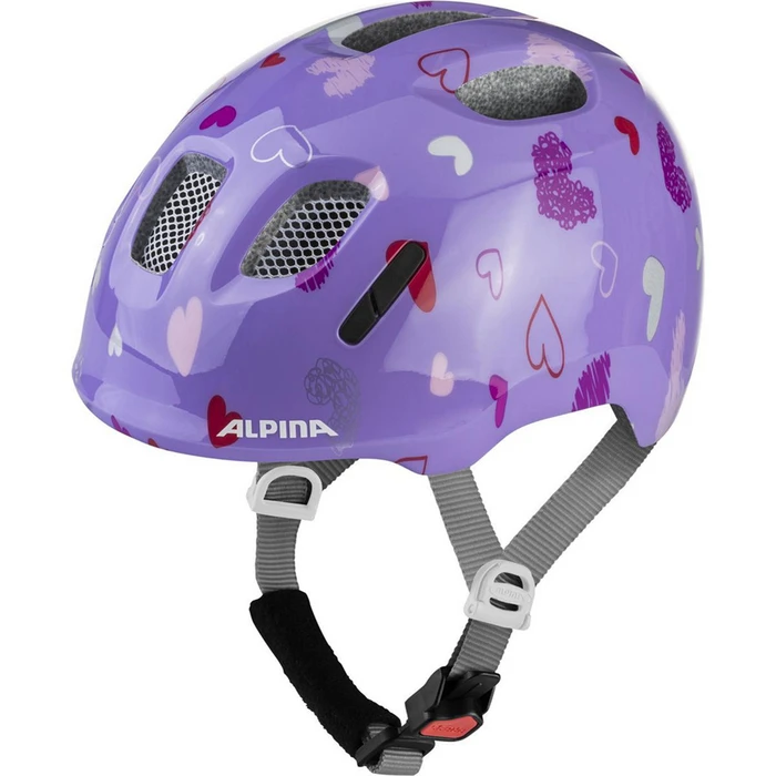 Alpina A9808231 Kids City Bike Helmet - Purple (49-54 cm)