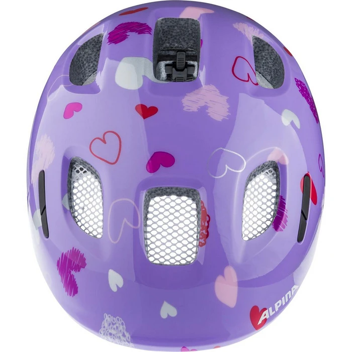 Alpina A9808231 Kids City Bike Helmet - Purple (49-54 cm)