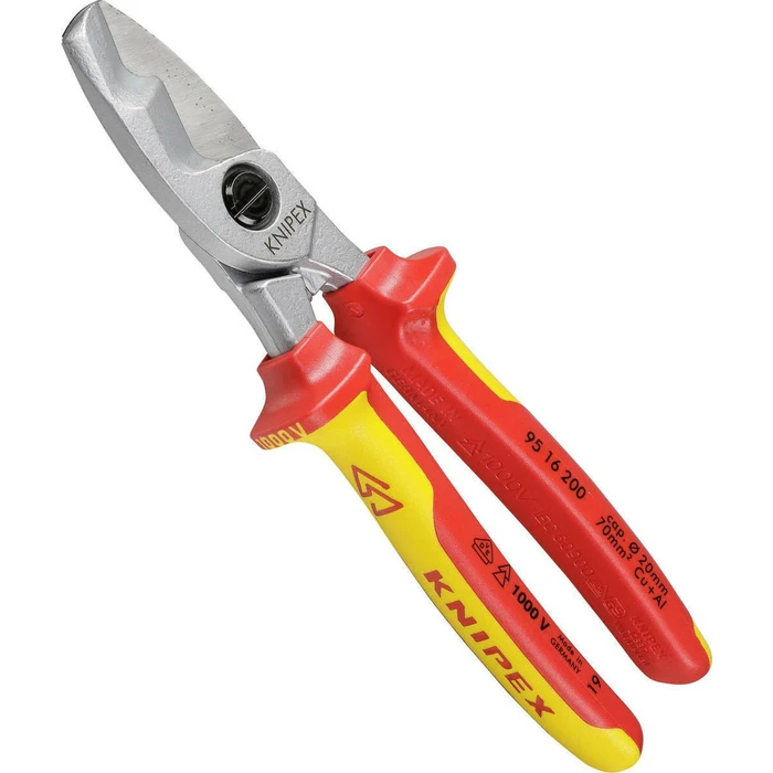 Knipex Κόφτης Καλωδίων Πλάγιος Ηλεκτρολόγου 200 mm (95 16 200)