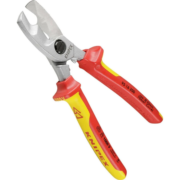 Knipex Κόφτης Καλωδίων Πλάγιος Ηλεκτρολόγου 200 mm (95 16 200)