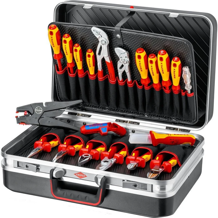 KNIPEX Werkzeugkoffer Vision24 Elektro - Εργαλειοθήκη Vision24 20 τεμ. για ηλεκτρολόγους
