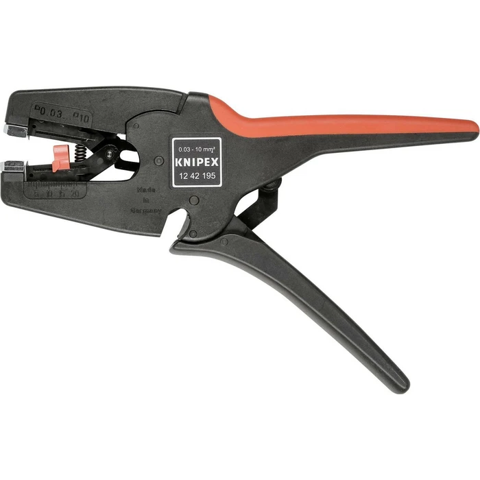 Knipex Αυτόματος Απογυμνωτής Καλωδίων με Κόφτη 195 mm MPN 12 42 195
