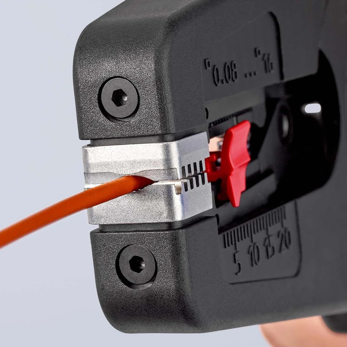 Knipex Αυτόματος Απογυμνωτής Καλωδίων με Κόφτη 195 mm (12 52 195)