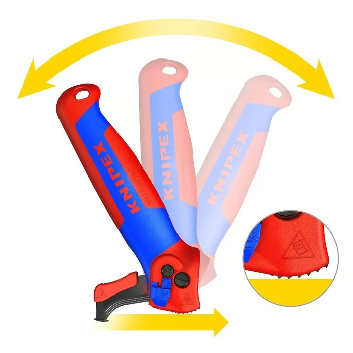 Knipex Ξύστρα Απογύμνωσης Ομοαξονικών Καλωδίων 146 mm (16 50 145 SB)