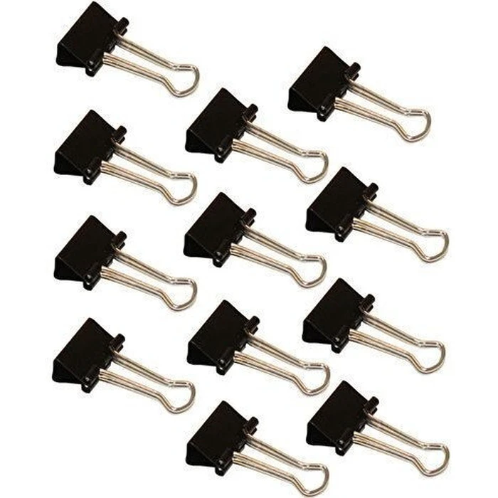 WEDO Μεταλλικά κλιπς foldback 19 mm - 12 τεμ.