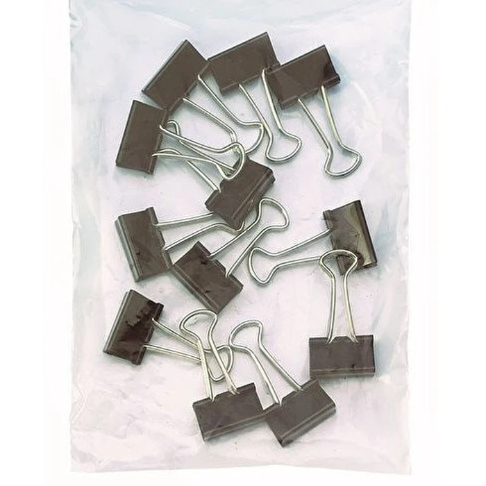 WEDO Foldback Binder Clips 25 mm - 12 Pack