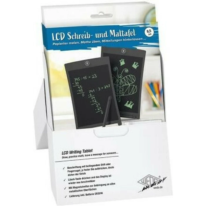 WEDO 8.5-inch LCD Writing & Drawing Tablet with Stylus (black)