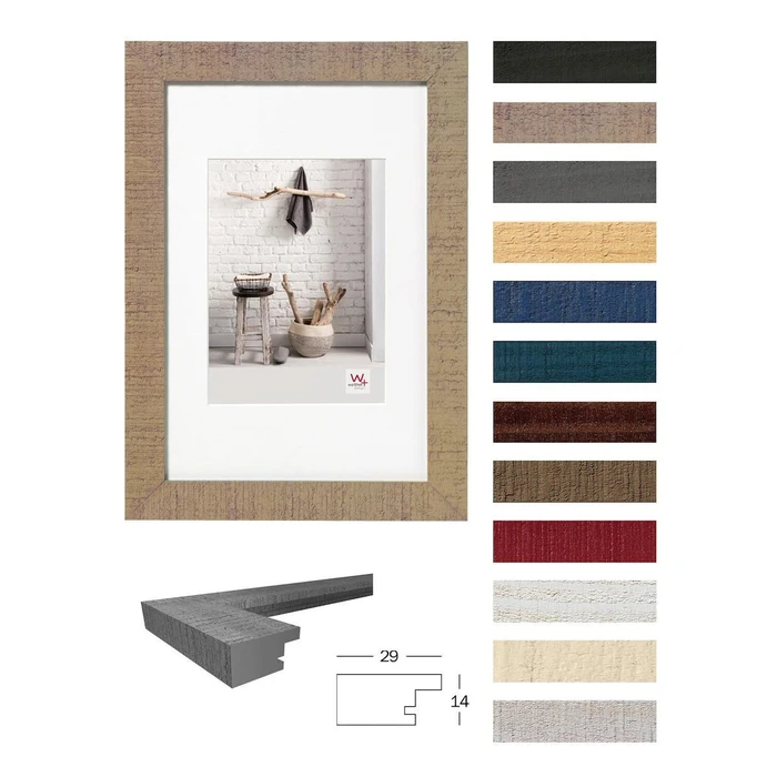 Κορνίζα τοίχου Walther Home 24x30 Wood black HO430B