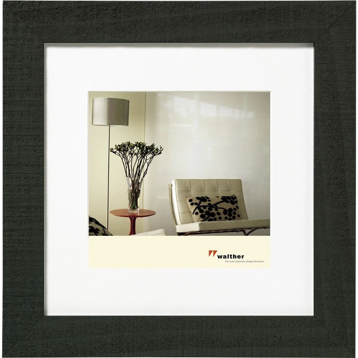 Κορνίζα τοίχου Walther Design Home 40x40 Wood black HO440B