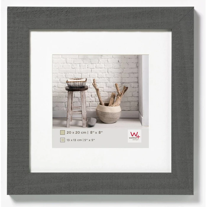 Κορνίζα Τοίχου Walther Home 40x40 Wood Grey HO440D