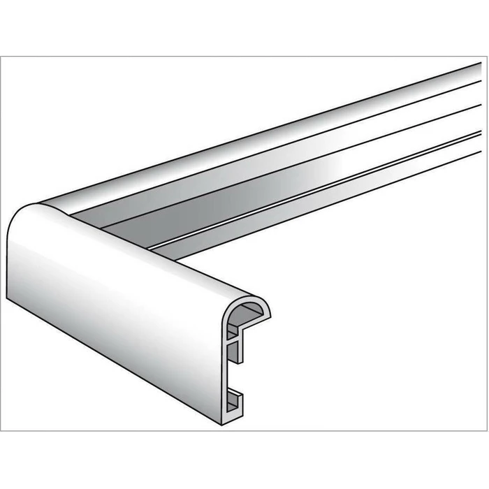 Κορνίζες τοίχου Walther Design Galeria KB220H 20x20 Resin black