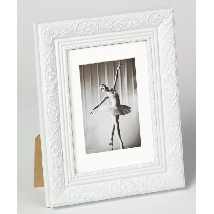 Κορνίζα τοίχου Walther Barock 20x30 Wood White CR030W