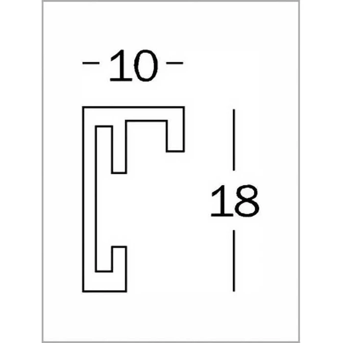 Κορνίζα Τοίχου Walther Chair Aluminum Silver 30x40 cm AJ040S