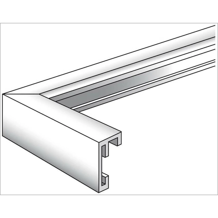 Κορνίζα τοίχου Walther Chair DIN A4 21x29,7 Αλουμίνιο Μαύρο AJ130B