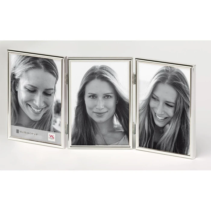 Κορνίζες πορτρέτου & μίνι Walther Chloe silver 3x13x18 Triple Frame