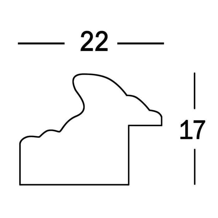 Κορνίζα Τοίχου Walther Smell JD318N 13x18 Resin Nut Tree