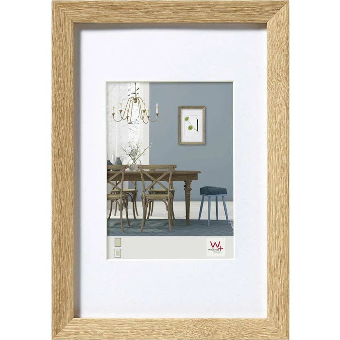 Κορνίζες τοίχου Walther Fiorito light oak 15x20 με Passepartout EF520E
