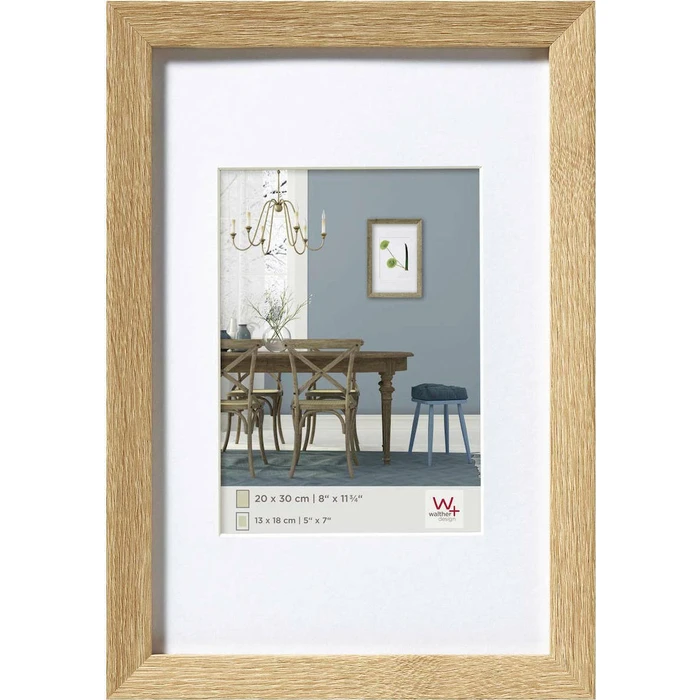 Κορνίζες τοίχου Walther Fiorito light oak 20x30 Wood incl. Passepartout EF030E