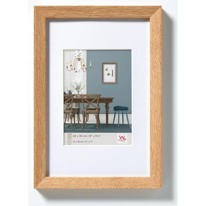 Κορνίζες τοίχου Walther Fiorito light oak 20x30 Wood incl. Passepartout EF030E