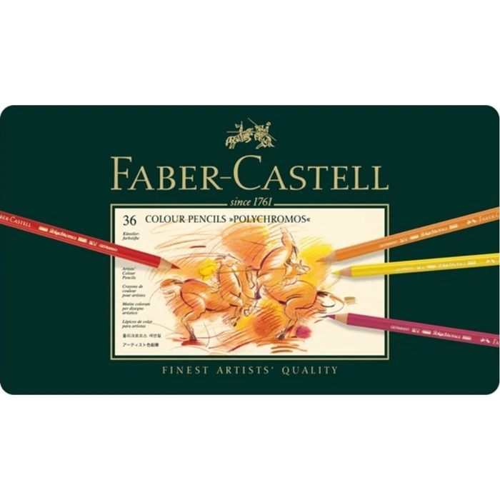 Faber Castell Πολύχρωμα Μολύβια Polychromos Σετ 36 Τεμαχίων