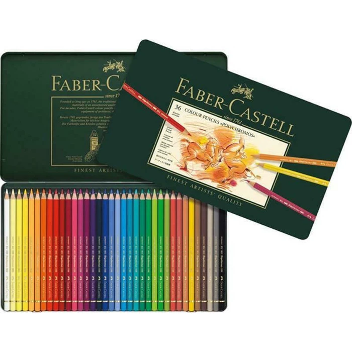 Faber Castell Πολύχρωμα Μολύβια Polychromos Σετ 36 Τεμαχίων