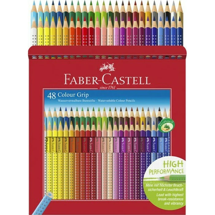 FABER-CASTELL Colour Grip 48 ξυλοχρώματα σε χαρτονένιο κουτί