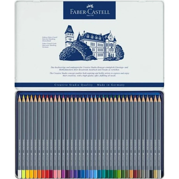 FABER-CASTELL Goldfaber Aqua 36 - Μεταλλική κασετίνα