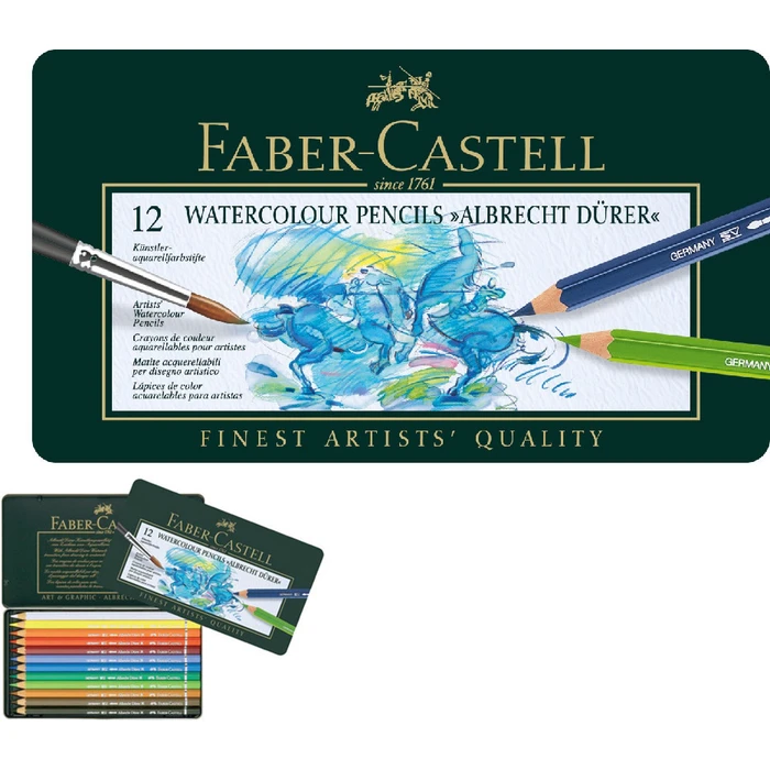 Faber Castell Μολύβια ακουαρέλας Albrecht Durer σετ 12 τεμαχίων