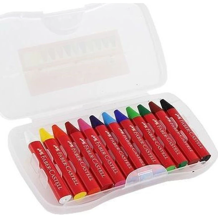 FABER-CASTELL Κηρομπογιές Jumbo 12τμχ