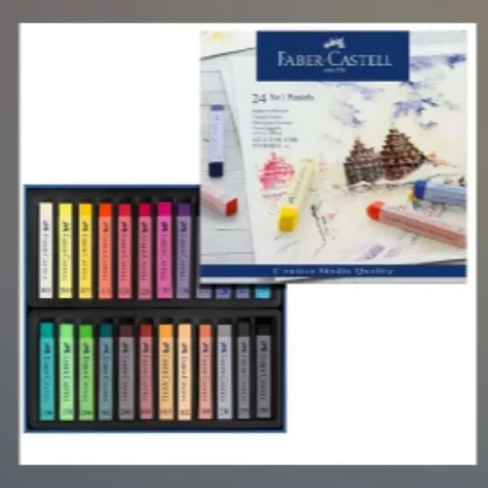 Faber-Castell Σετ Μαλακά Παστέλ 24τμχ (Soft Pastels)