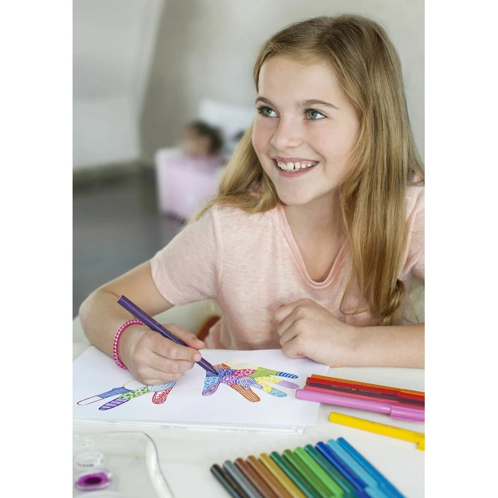Faber-Castell Connector Felt-Tip Pens - 80-piece Set