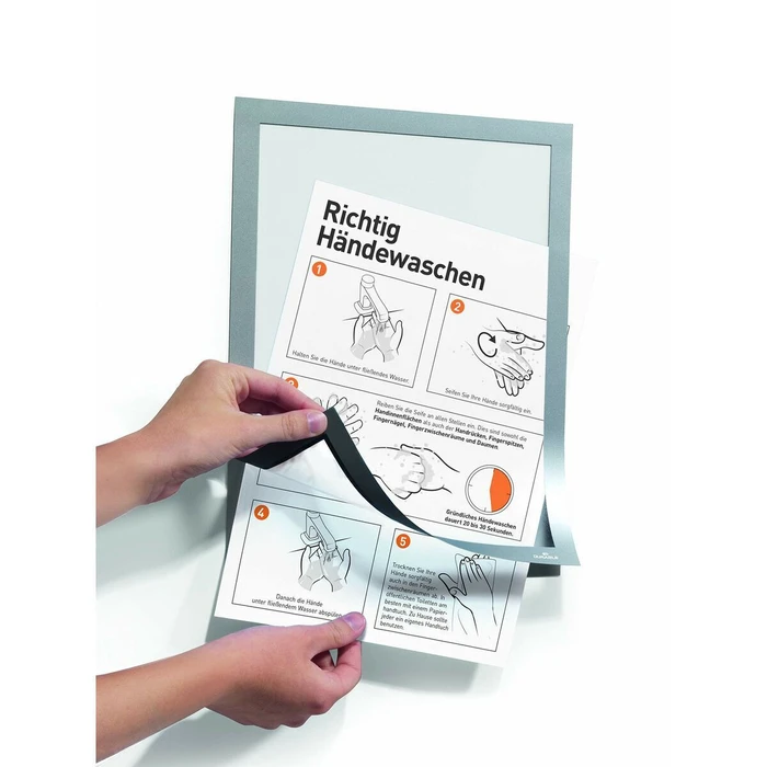 DURABLE Duraframe Magnetic πλαίσιο A4 μαύρο - 5 τεμάχια