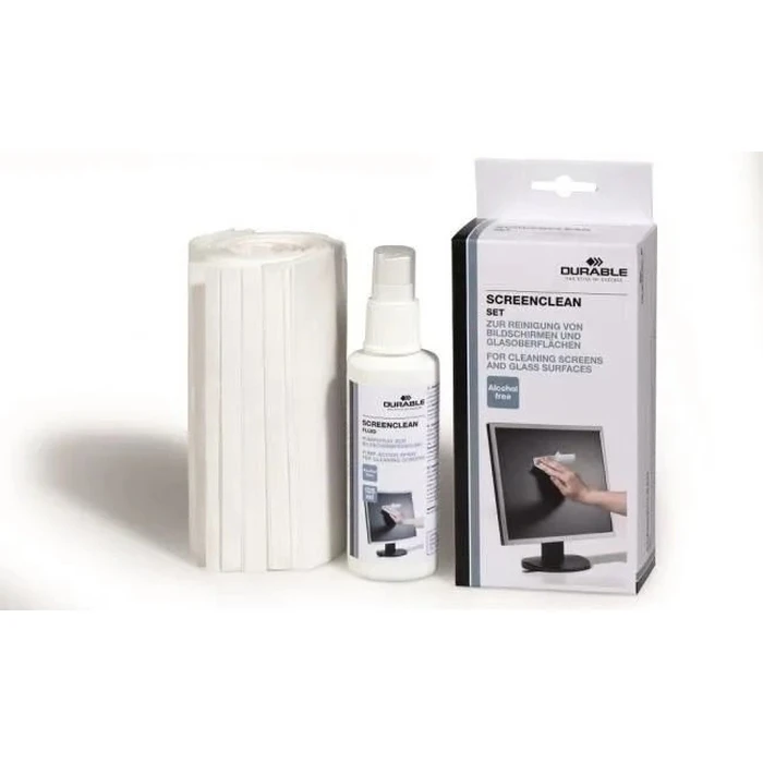 DURABLE SCREENCLEAN SET - Screen Cleaner Set (spray and microfiber cloth)