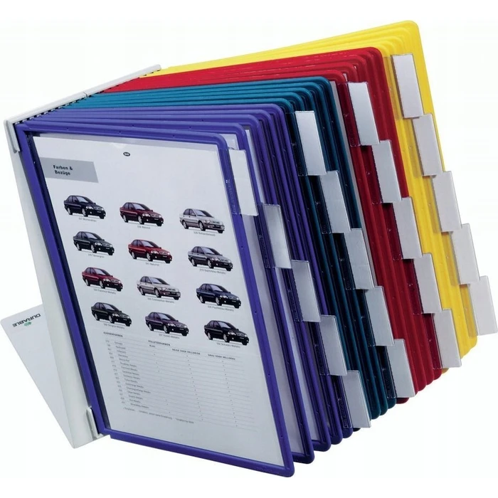 DURABLE VarioTable Desktop Display System - 20 Views - Multicolour