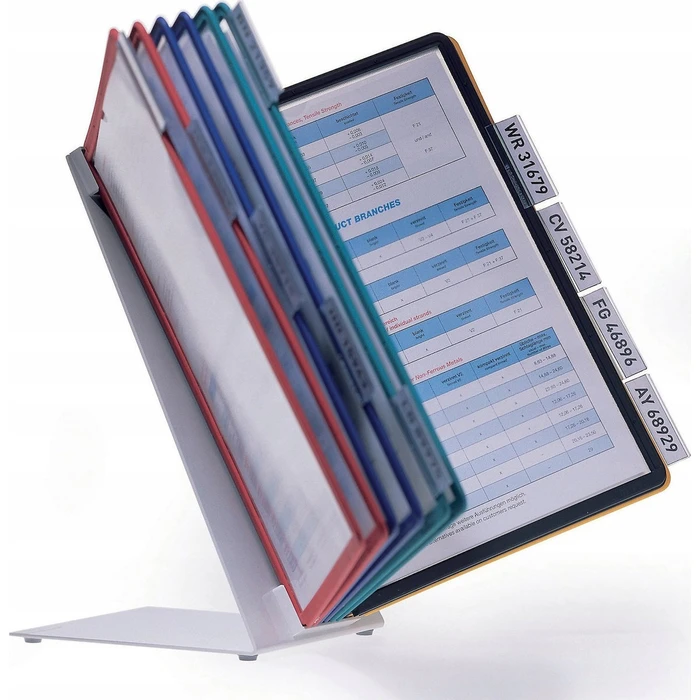 DURABLE VarioTable Desktop Display System - 20 Views - Multicolour