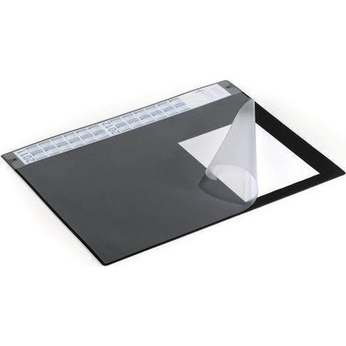 DURABLE Desk Pad (Full-View) with Calendar 65 x 52 cm, Black