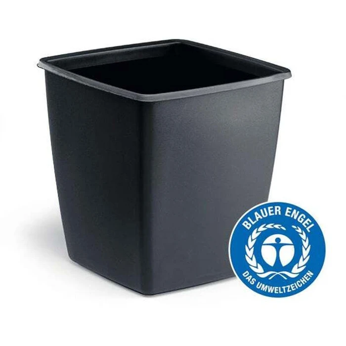 DURABLE OPTIMO κάδος απορριμμάτων 18L τετράγωνος ανθρακί