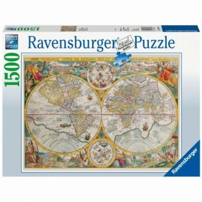 Puzzle Ravensburger World Map 1594 1500 Pieces