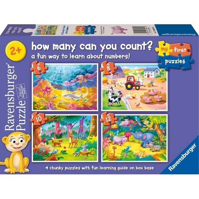 Ravensburger Παιδικό Παζλ My First Puzzles How Many Can You Count