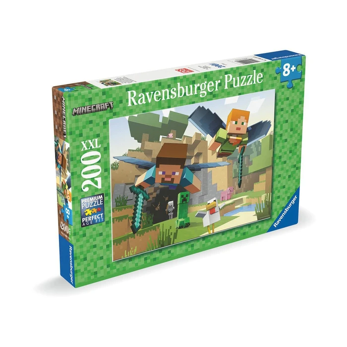 Ravensburger Παζλ Minecraft Adventures 200 XXL τεμαχίων