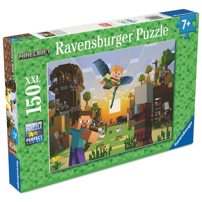 Ravensburger Παζλ Minecraft Construction and Adventure 150 τεμαχίων