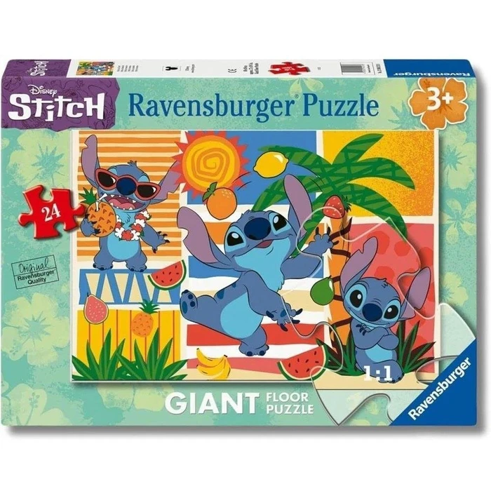 Ravensburger Πάζλ Disney Stitch on Vacation Giant Floor Puzzle 24 τεμαχίων