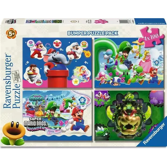 Ravensburger Puzzle Super Mario 4x100 τεμαχίων