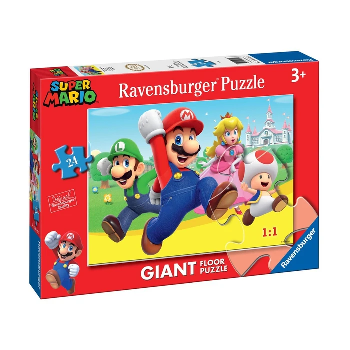 Ravensburger Puzzle Giant Floor Puzzle Super Mario What a Team 24pcs